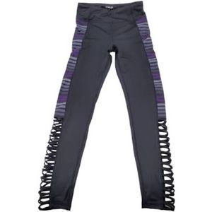 Adore Me Black and Purple Leggings